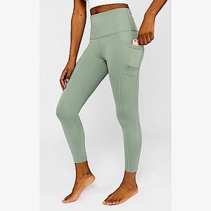 Adrienne Vittadini Sage Green Workout Leggings